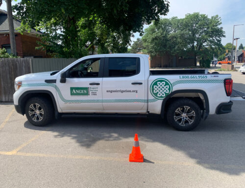 Angus Irrigation Vehicle Wrap