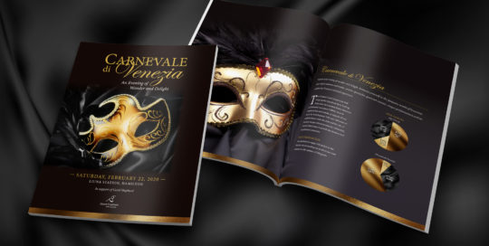 Brochure for Carnevale Event