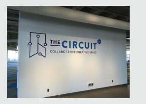 Circuit cut vinyl wall