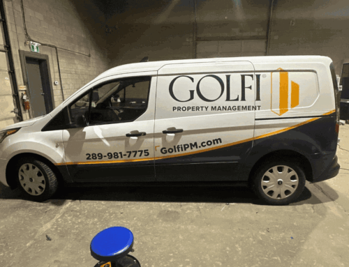 Golfi Property Management Vehicle Wrap