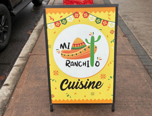 Mi Ranchito Sidewalk Sign