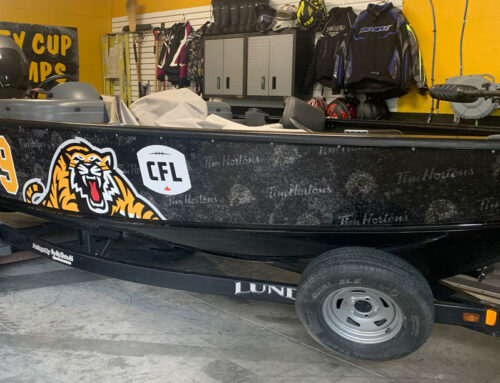 Boat Wrap: Hamilton Ticats/Tim Hortons